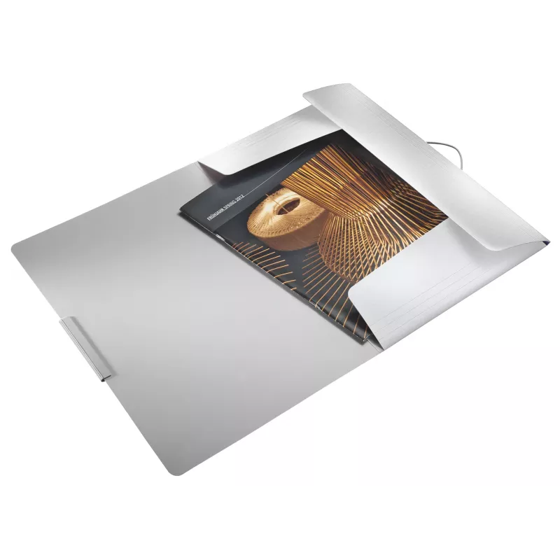 Leitz zakladač s 3 chlopňami Style PP A4, A4, polypropylén (PP), biela, 150 listov, 80 g/m², gumička