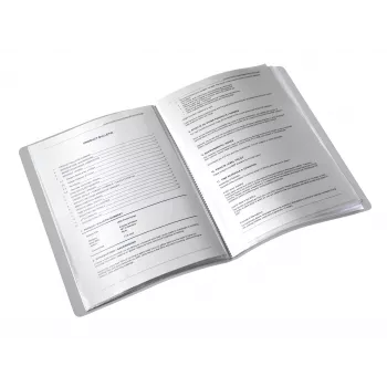 Leitz zakladač s priehľadnými obalmi Style PP 20 strán, červená, polyvinylchlorid (PVC), 20 priehradiek, A4, 231 mm, 13 mm