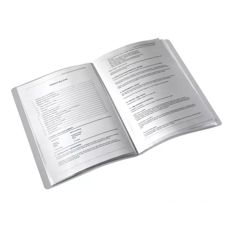 Leitz Displaybuch Style PP 40 strán, čierna, polyvinylchlorid (PVC), 40 obalov, A4, 233 mm, 16 mm