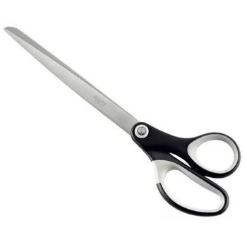 Leitz Titanium Quality nožnice 260 mm, dospelí, rovný strih, jednotlivo, čierna, nehrdzavejúca oceľ, nehrdzavejúca oceľ, kancelárske nožnice