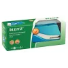 Leitz NeXXt Heftgerät na batérie WOW 5566, 10 listov, 1 cm, plast, modrá, biela, batéria, 50 mm