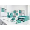Leitz NeXXt zošívačka na batérie WOW 5566, 10 listov, 1 cm, plast, modrá, biela, batéria, 50 mm