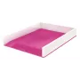 Leitz podnos na dokumenty WOW Dual Colour, plast, metalická, ružová, A4, 267 mm, 336 mm, 49 mm