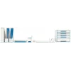 Leitz podnos na dokumenty WOW Dual Colour, plast, modrá, metalická, A4, 267 mm, 336 mm, 49 mm