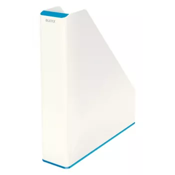 Leitz zakladač na časopisy WOW Dual Colour, modrá, biela, plast, A4, 272 mm, 318 mm, 430 g