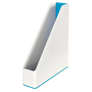 Leitz zakladač na časopisy WOW Dual Colour, modrá, biela, plast, A4, 272 mm, 318 mm, 430 g