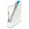 Leitz zakladač na časopisy WOW Dual Colour, modrá, biela, plast, A4, 272 mm, 318 mm, 430 g