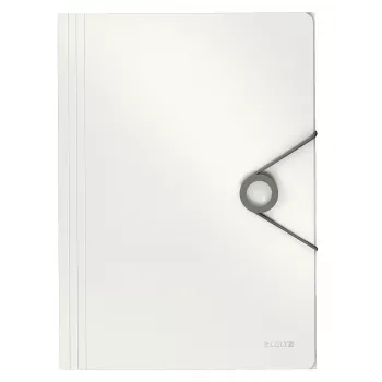 Leitz 3-Flap Folder Solid PP A4, zakladač s chlopňou, A4, polypropylén (PP), biela, 150 listov, 80 g/m²