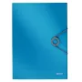 Leitz 3-Klappmappe Solid PP A4, klopová mapa, A4, polypropylén (PP), modrá, 150 listov, 80 g/m²