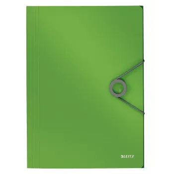 Leitz 3-Klappmappe Solid PP A4, klopová mapa, A4, polypropylén (PP), zelená, 150 listov, 80 g/m²