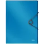 Leitz Box File Solid PP 30 mm, zakladač s chlopňou, A4, polypropylén (PP), modrý, 250 listov, 80 g/m²