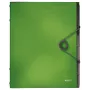 Leitz zakladač s registrom Solid 6 tabov, zakladač s chlopňou, A4, polypropylén (PP), zelená, 200 listov, 80 g/m²