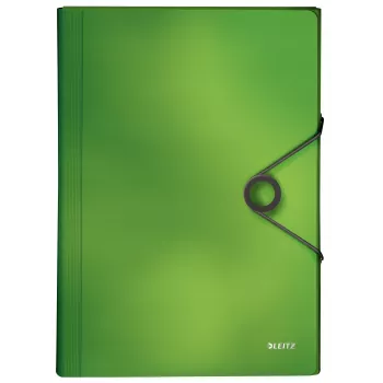 Leitz Project File Solid PP, A4, polypropylén (PP), zelená, 250 listov, 80 g/m², gumička