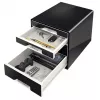 Leitz Desk Cube 4 zásuvky, 4 zásuvky, plast, čierna, 1 ks, 270 mm, 287 mm