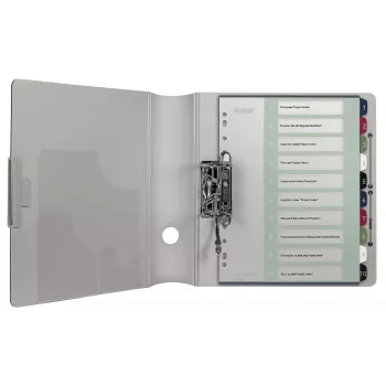 Leitz Index PC bedruckbar 1-10 Style PP A4+, číselný register s tabmi, polypropylén (PP), viacfarebný, na výšku, A4 Maxi, 245 mm