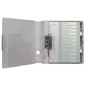 Leitz Index PC Printable 1-12 Style PP A4+, číselný register, polypropylén (PP), viacfarebný, na výšku, A4 Maxi, 245 mm
