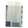 Leitz Index PC Printable 1-20 Style PP A4+, číselný register s tabmi, polypropylén (PP), viacfarebný, na výšku, A4 Maxi, 245 mm