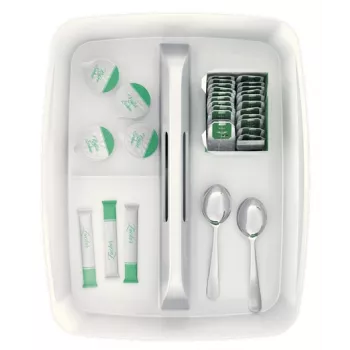 Leitz MyBox organizačná miska s rukoväťou veľká, úložná, biela, plast, 307 mm, 375 mm, 101 mm, 740 g