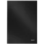 Leitz Notebook Solid Hardcover A4 štvorcový 90 gramov 80 listov, monochromatický, čierny, A4, 80 listov, matný, 80 g/m²