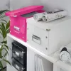 Leitz Box Click & Store WOW Cube Large úložná krabica, fuchsia, kartón, 320 mm, 360 mm, 310 mm