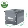 Leitz úložná krabica Click & Store WOW Cube Medium, tyrkysová, kartón, 260 mm, 260 mm, 240 mm