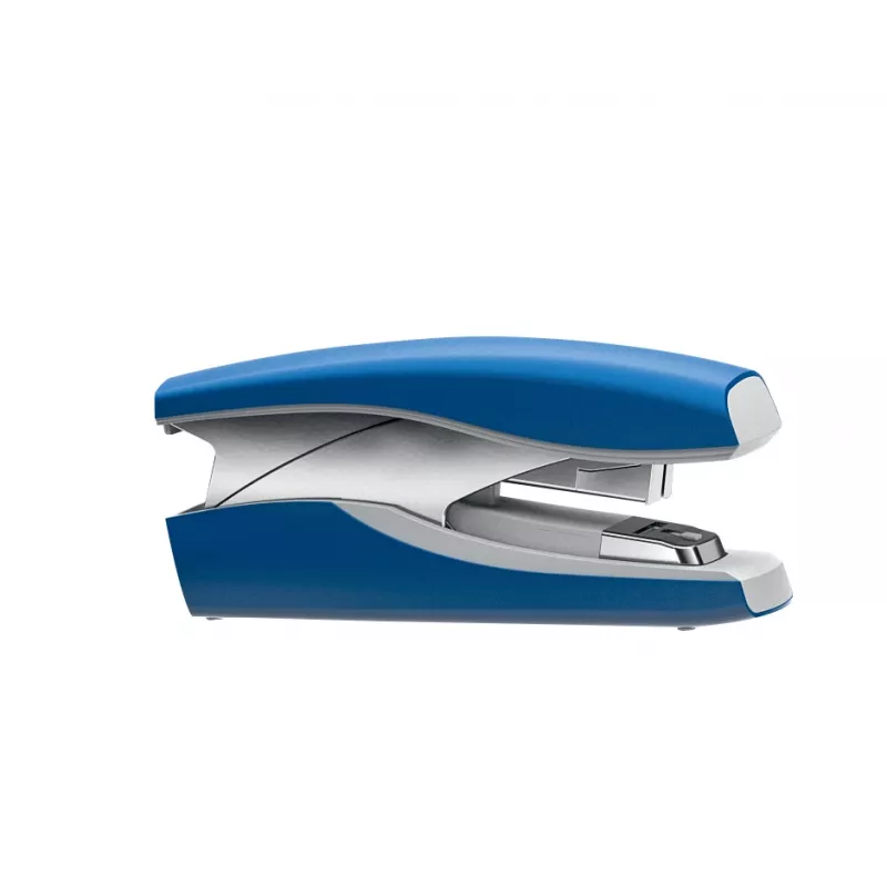 Leitz Stapler Softpress flat Clinch 30 listov, 30 listov, modrá, flat Clinch, Leitz Softpress sponky, plast, 80 g/m²