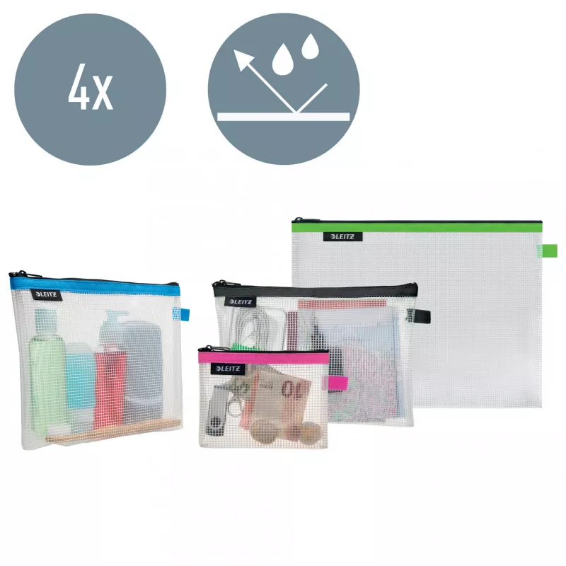 Leitz Travel Pouch kozmetická vodoodpudivá WOW sortiment