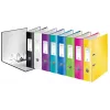 Leitz zakladač 180° WOW POB/laminovaný A4/80 mm, A4, kartón, čierna, 600 listov, 80 g/m², 8 cm