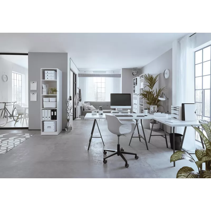 Leitz zakladač 180° WOW POB/laminovaný A4/80 mm, A4, kartón, čierna, 600 listov, 80 g/m², 8 cm