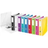 Leitz zakladač Active PP WOW A4/80 mm, A4, D-krúžok, na ukladanie, polyfoam, biela, 500 listov