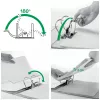 Leitz zakladač Active PP WOW A4/80 mm, A4, D-krúžok, na ukladanie, polyfoam, biela, 500 listov