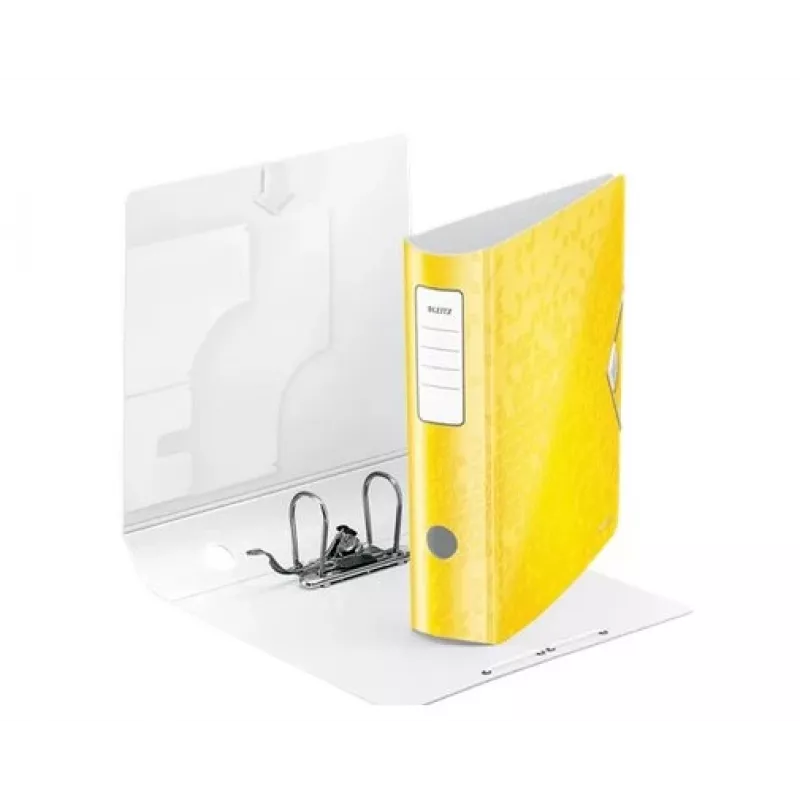 Leitz zakladač Active PP WOW A4/80 mm, A4, polyfoam, žltá, 500 listov, 80 g/m², 8,2 cm