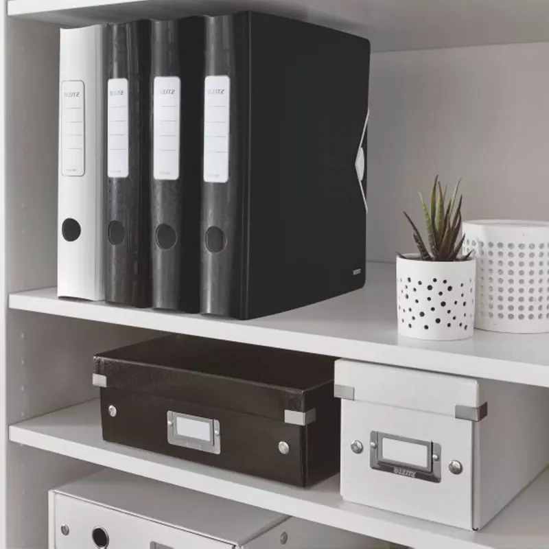 Leitz zakladač Active PP WOW A4/65 mm, A4, polyfoam, čierna, 350 listov, 80 g/m², 6,5 cm