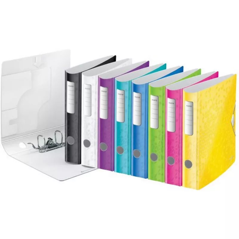 Leitz zakladač Active PP WOW A4/65 mm, A4, polyfoam, čierna, 350 listov, 80 g/m², 6,5 cm