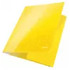 Leitz 3-chlopňové dosky WOW Card/POB A4, prezentačné dosky, A4, polypropylén (PP), žltá, 250 listov, 80 g/m²