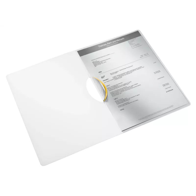 Leitz chlopňové dosky ColorClip WOW A4 PP, prezentačné dosky, A4, polypropylén (PP), žltá, 30 listov, 80 g/m²