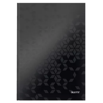 Leitz zápisník WOW A4 štvorcový s tvrdým obalom 90 g/80 listov, vzor, čierna, A4, 80 listov, 80 g/m², štvorcový papier