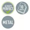 Leitz dierovač WOW Mini 2-dierkový / 10 listov, 10 listov, čierna, biela, plast, 8 cm, 5,5 mm, A4, A5, A6, Folio, US-Quart, 8 x 8 x 8 cm