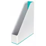 Leitz stojan na časopisy WOW Dual Colour, fialový, biely, plast, A4, 73 mm, 272 mm, 318 mm