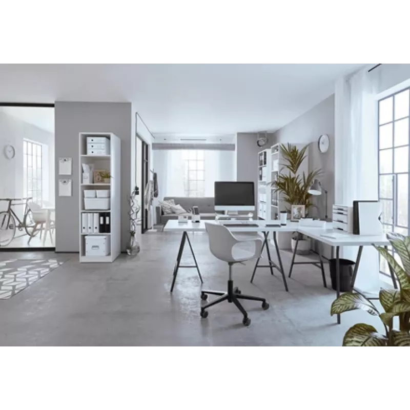 Leitz WOW Dual Colour archívny box na časopisy, A4, čierna/biela