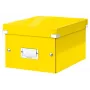 Leitz Click & Store WOW malý úložný box, úložný box, žltá, obdĺžnikový, kartón, jednofarebný, interiér