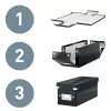 Leitz Click & Store WOW veľký úložný box, žltá, kartón, 369 mm, 482 mm, 200 mm