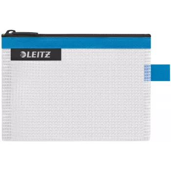 Leitz cestovná taška vodeodolná WOW Small, unisex, taška na doplnky, malá, zips, vodeodolná, modrá