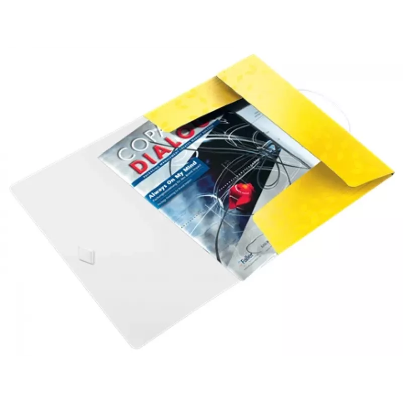 Leitz 3-chlopňové dosky WOW PP A4, prezentačné dosky, A4, polypropylén (PP), žltá, na výšku, 150 listov