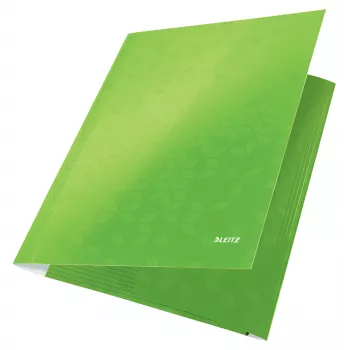 Leitz 3-Flap Folder WOW Card/POB A4, manilová mapa, A4, polypropylén (PP), zelená, 250 listov, 80 g/m²