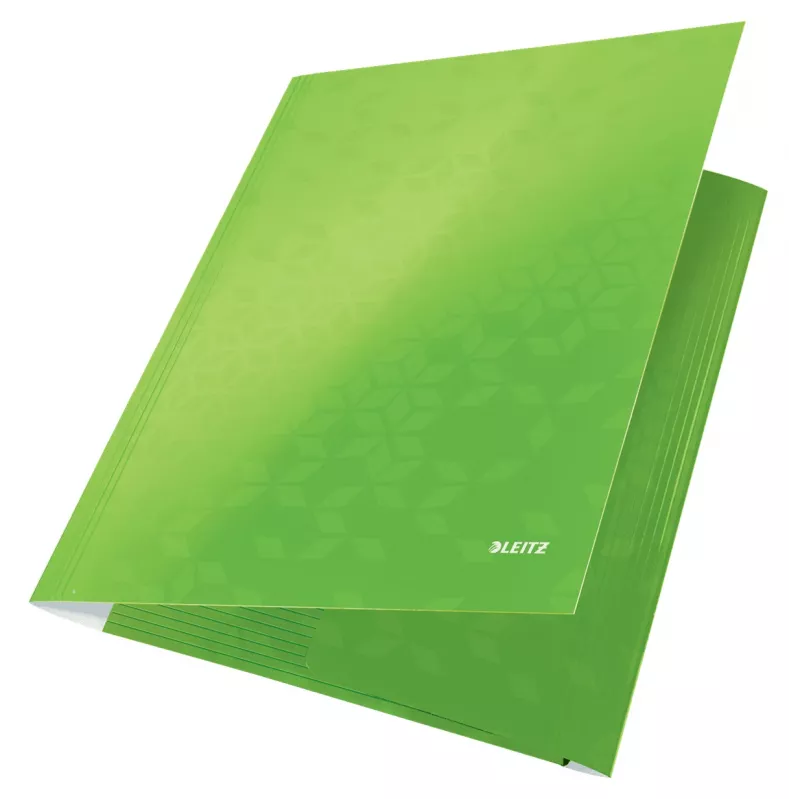 Leitz 3-Flap Folder WOW Card/POB A4, manilová mapa, A4, polypropylén (PP), zelená, 250 listov, 80 g/m²