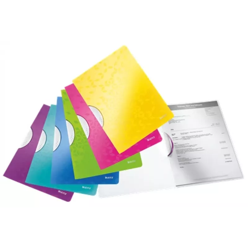 Leitz Clip-Hefter ColorClip WOW A4 PP, prezentačná mapa, A4, polypropylén (PP), zelená, lesklá, 30 listov