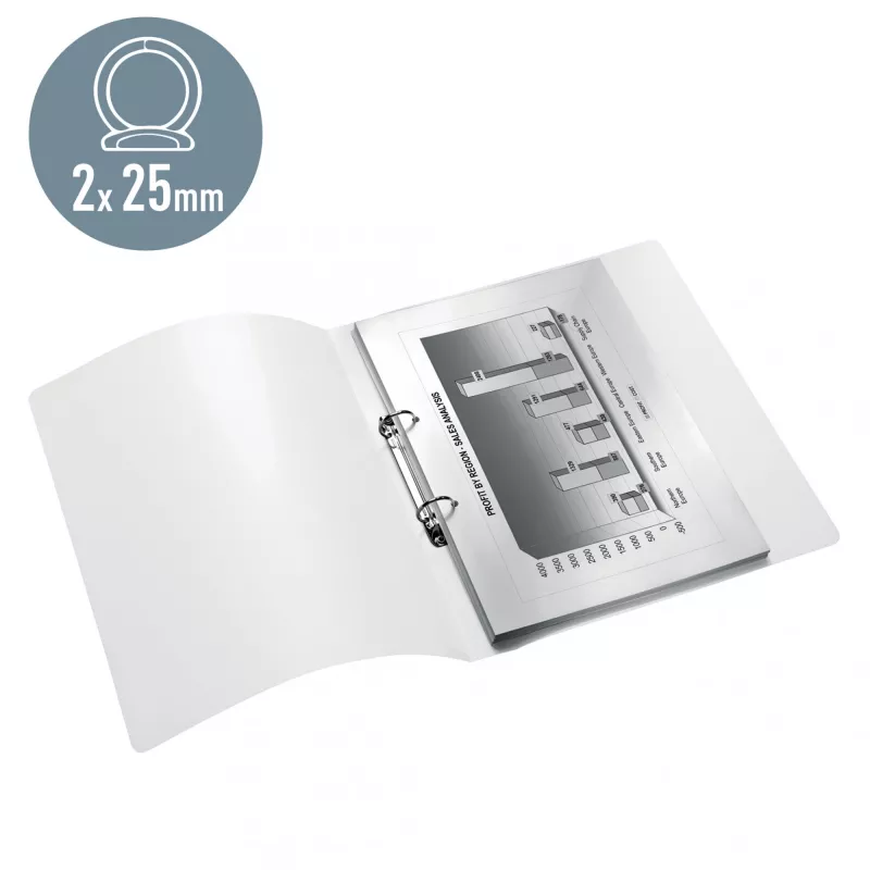 Leitz Ringbinder WOW PP A4 2RR/25mm, A4, okrúhly krúžok, polypropylén (PP), zelená, 190 listov, 80 g/m²