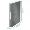Leitz Ringbinder WOW PP A4 2RR/25mm, A4, okrúhly krúžok, polypropylén (PP), zelená, 190 listov, 80 g/m²