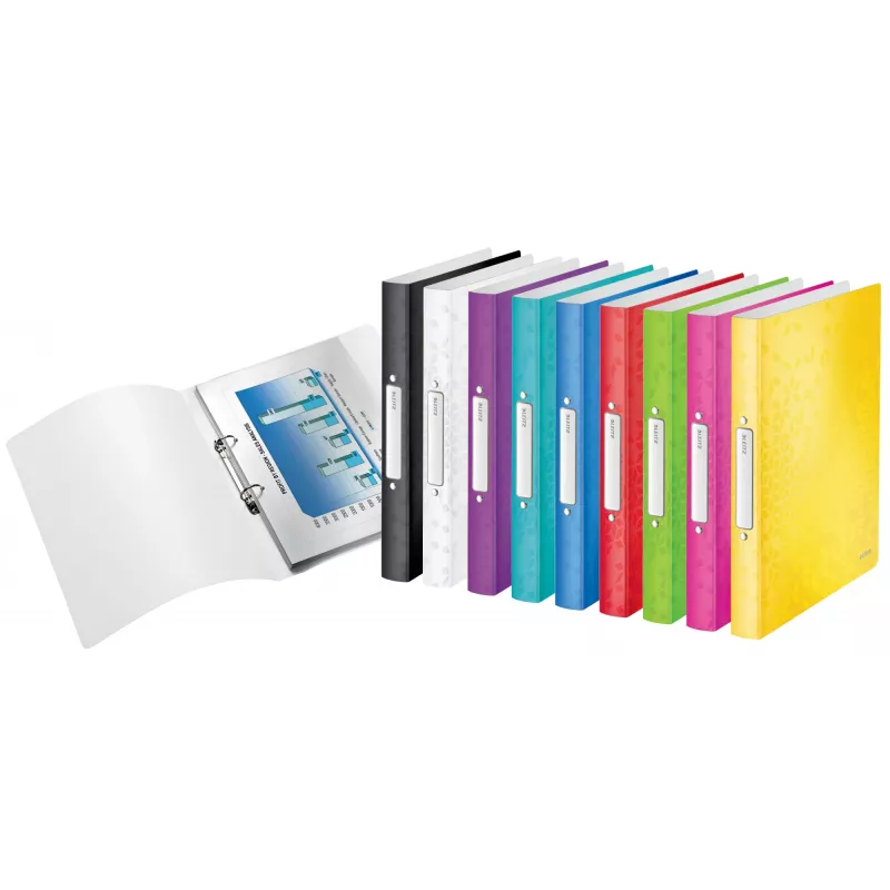 Leitz Ringbinder WOW PP A4 2RR/25mm, A4, okrúhly krúžok, polypropylén (PP), zelená, 190 listov, 80 g/m²